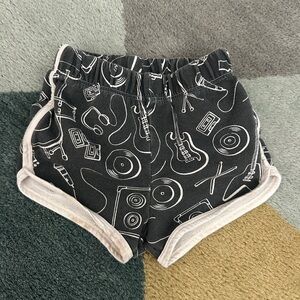 Winter Water Factory Music Print Shorts